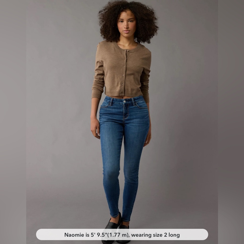 American Eagle Next Level Curvy High-Waisted Jegging, 2 Short, NWT